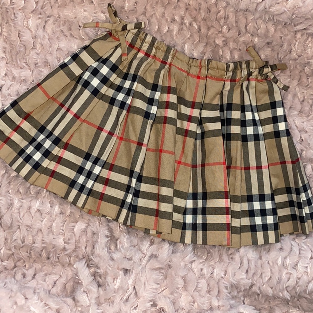 Burberry baby pleated skirt